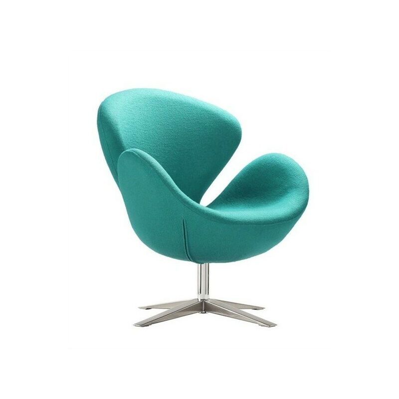 

Sillón SW 30, tapizado tejido cachemir turquesa