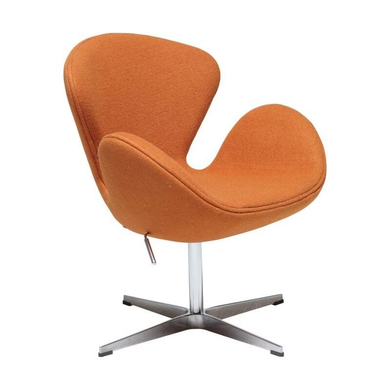 

Bh Design - Sillón SW NEW, tapizado cashemira naranja