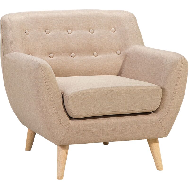 

Sillón tapizado beige MOTALA