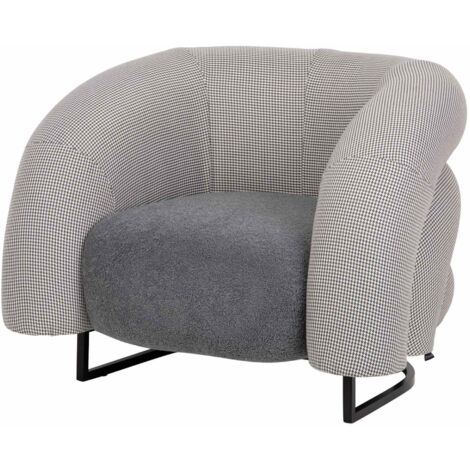 Sillon Tela Gris Hanko 89X85X74 Cm