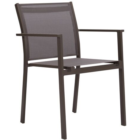 Sillon terraza aluminio textilene antracita nosara