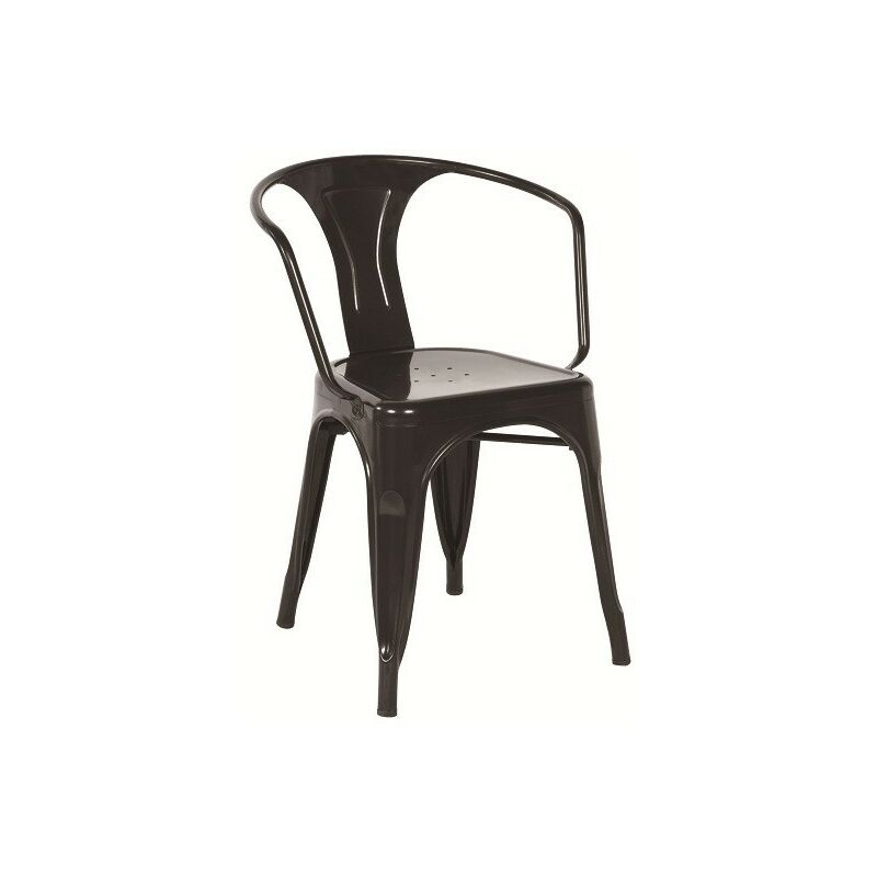 

Sillón TOL MAR, acero, negro