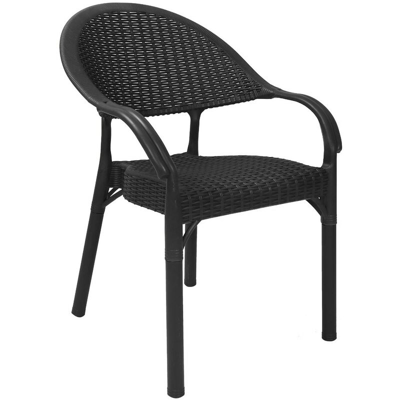 

Sillón TORREMOLINOS, apilable, polipropileno antracita