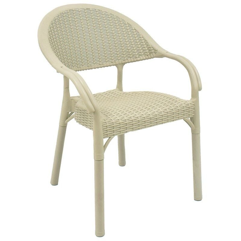 

Sillón TORREMOLINOS, apilable, polipropileno capuccino