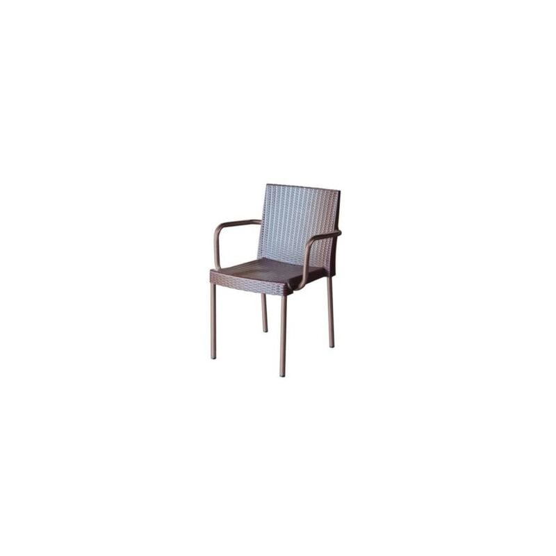 

Sillon aluminio ratan 8308/8 wengue