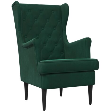 sillón Verde oscuro Terciopelo