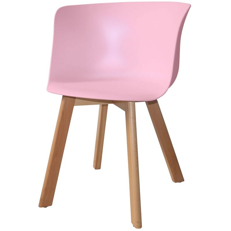 

SILLÓN NORDIC WOOD ROSA - Lúzete