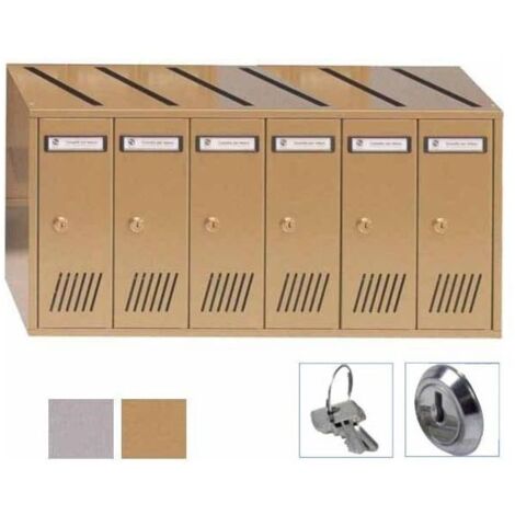 Silmec Casellario vert 6p acc Silver 31-706 Silmec