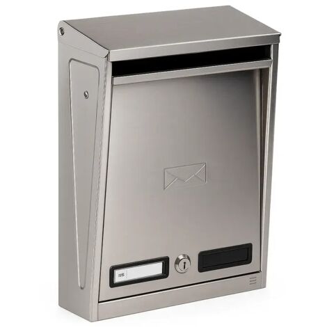 Silmec Cassetta Lettere Inox Tetto Ap 10-012