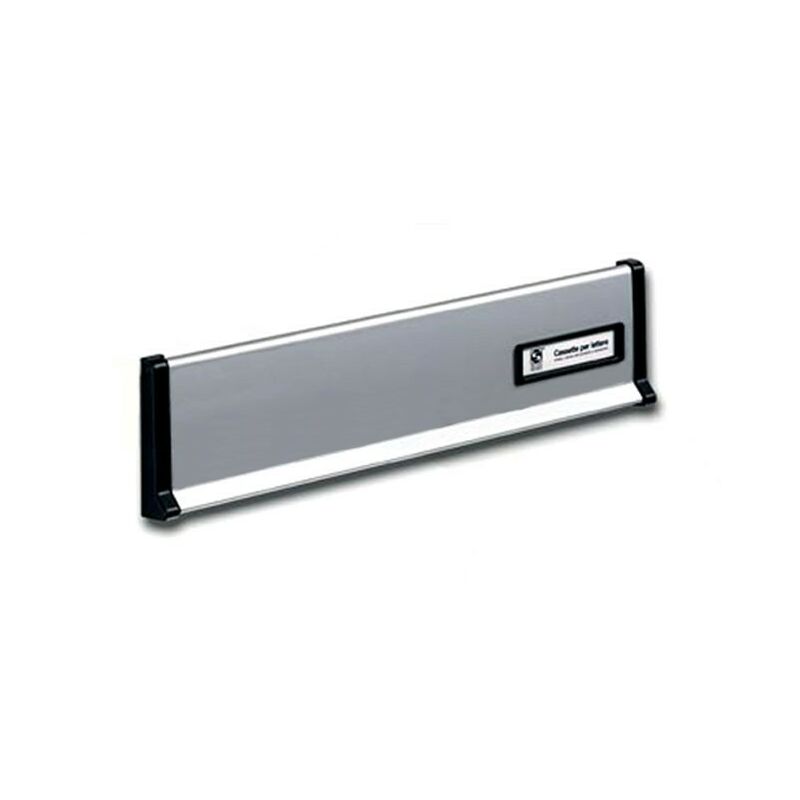 Silmec - Placca postale grande S/600 Colore o Finitura: Alluminio silver