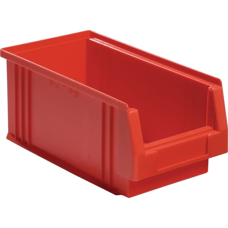 Contenitore di stoccaggio trasparente PLK L290xP150xH125mm PP rosso