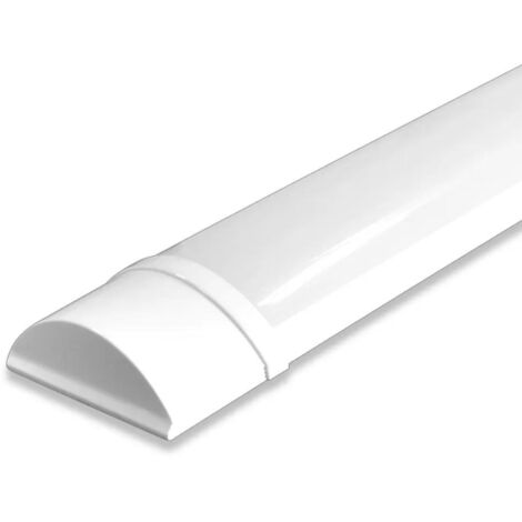 Silumen – Réglette LED 120 cm 30W IP40 – Blanc chaud 2300K ou neutre 3500K – Aluminium et PVC – Éclairage uniforme et durable