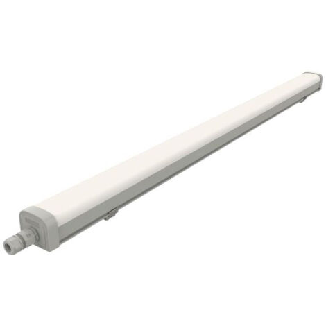 Silumen – Réglette LED étanche 150cm 46.5W IP66 5600lm – Éclairage professionnel pour chantiers humides – PVC durable – 220-240V AC - 120lm