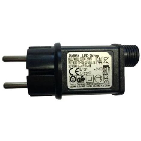 Silumen – Transformateur guirlande LED 12V 9W IP44 – Éclairage extérieur résistant aux intempéries – Installation rapide et sécurisée – Performance stable et durable