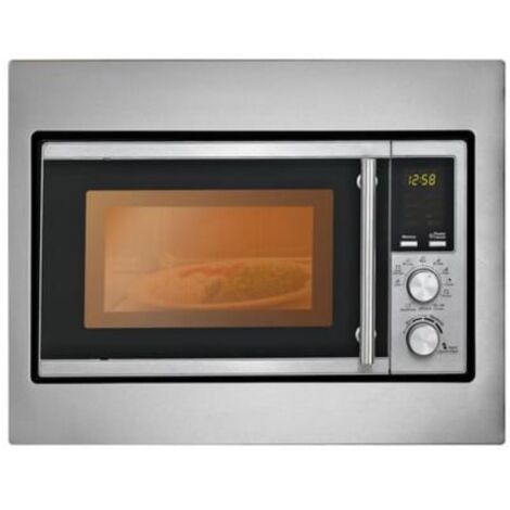 SILVA HOMELINE EinbauMikrowelle+Grill 45.2cm 700/900W 6St. 17 Liter  edelstahl EBM-G 880E
