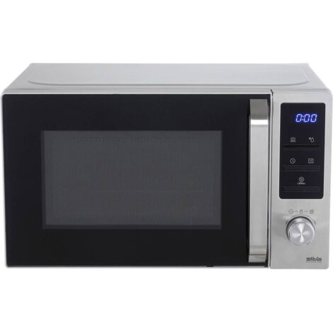 Silva Homeline MWG-E 20.8 Micro-ondes noir, acier inoxydable 800 W fonction grill