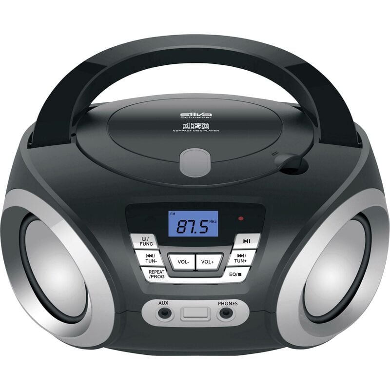 Pcd 19.1 Radio-lecteur cd fm aux, cd noir R796161 - Silva Schneider