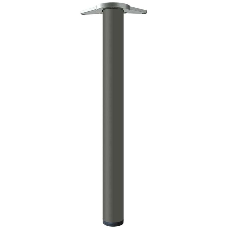 Mengual - Silvana Pro Pied de Table D-60 87cm Aspect Chrome Ral 900 6