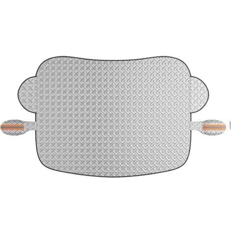 Silver Car Cover for Outdoor Winter Use, Frost and Ice Protection Cover, Snow Wrap for Car Windshield Accessories