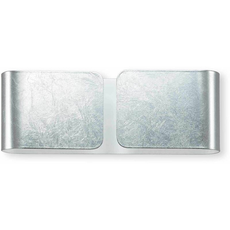 01-ideal Lux - Silver CLIP 2-light wall light
