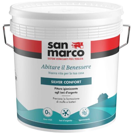Silver confort idropittura igienizzante bianca lt 4
