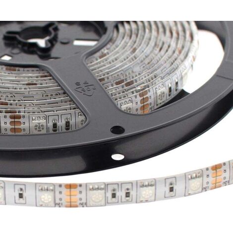 Silver Electronics Bande LED RVB Argent 5 mètres