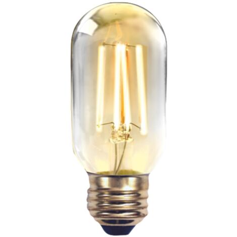 SILVER ELECTRONICS Bombilla EDISON LED filamento Tubo 2W E27
