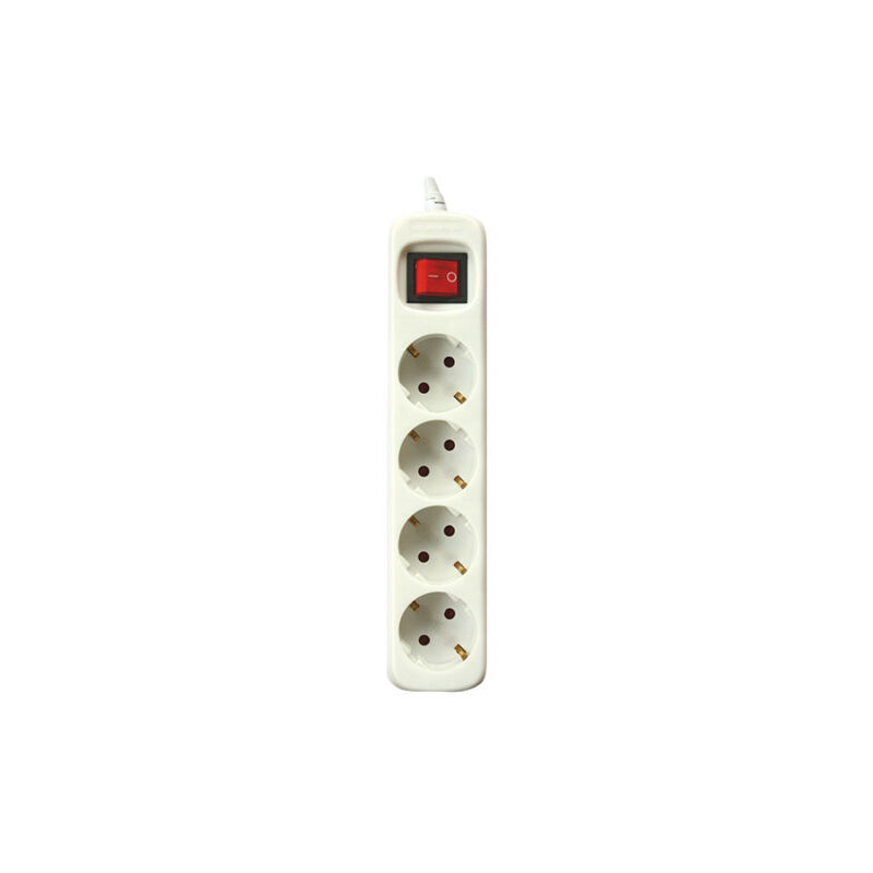

Base Multiple 4 Enchufes Interruptor Cable 1,5m BLANCO