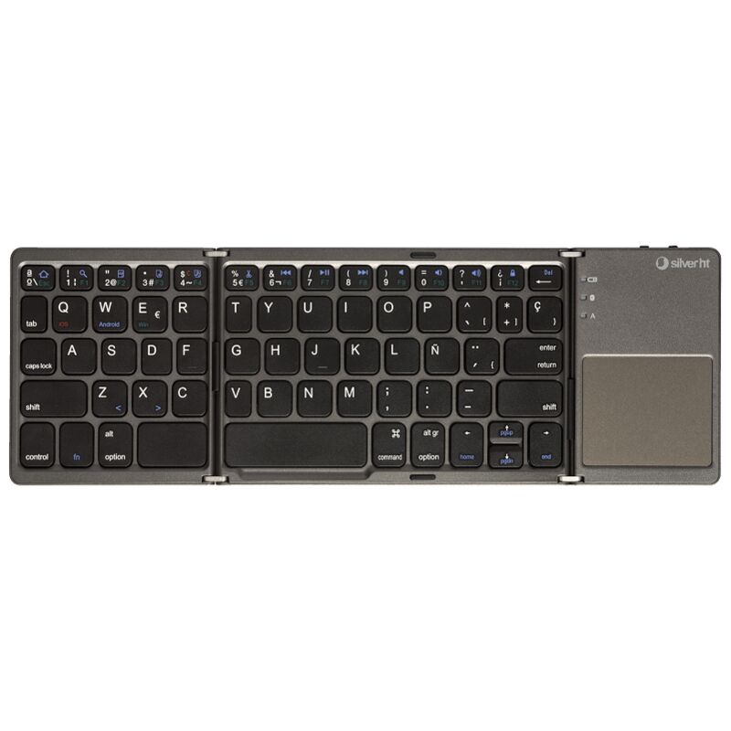 

Teclado Plegable Touchpad - Silver Ht