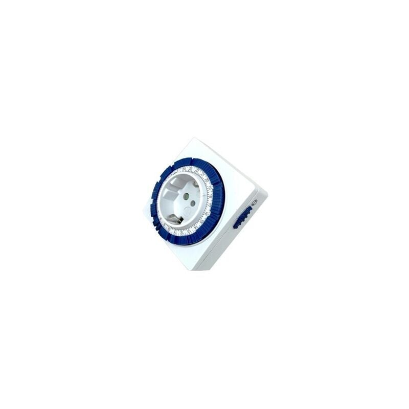 

Programador Mecanico Diario Enchufable 3500W 16A/250Vac Ajuste 15 Minutos