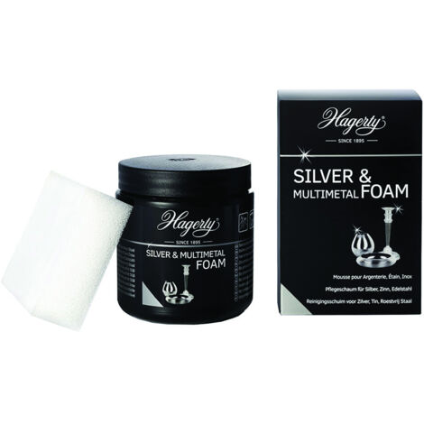 SILVER & MULTIMETAL FOAM Schiuma detergente per argento 185g HAGERTY