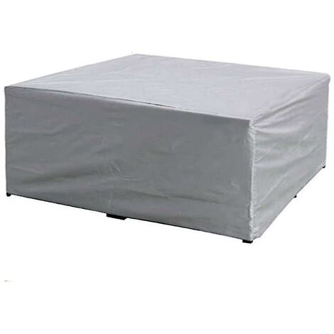Silver Outdoor Garden Housse imperméable pour table et chaise de jardin Housse anti-poussière (18012074cm)