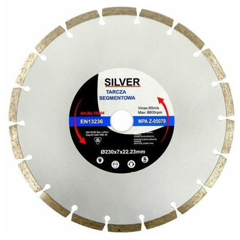Silver tarcza diamentowa 350 x 10 x 25,4/22,2mm segmentowa