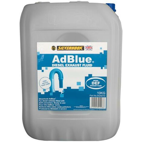 Silverhook SGAD10 AdBlue Diesel Exhaust Treatment Additive 10 litre D/ISGAD10