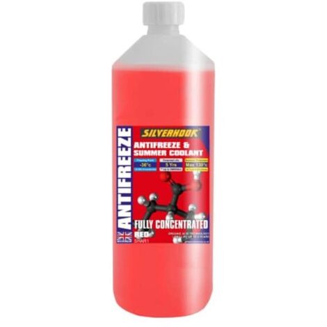 Silverhook SHAR1 Fully Concentrated Antifreeze O.A.T. Red 1 litre D/ISHAR1