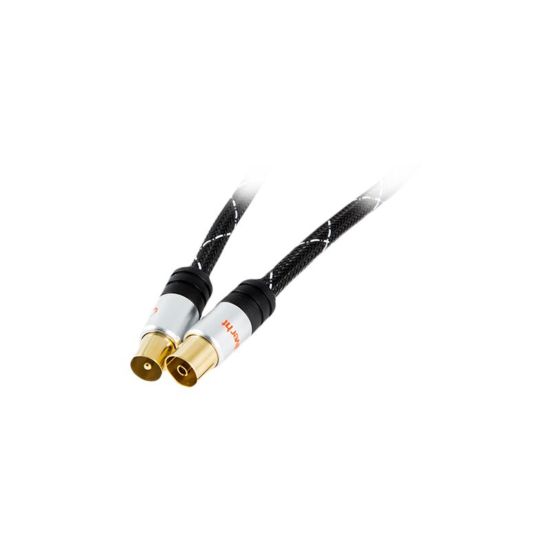 

Cable ANTENA TV - HIGH END - M/F - 2.5m negro - Silver Ht