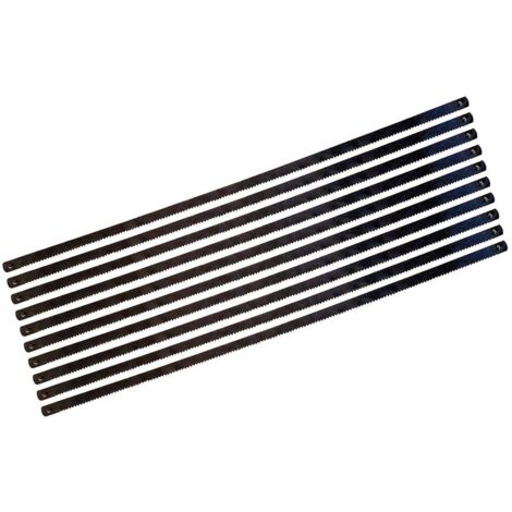 Silverline 10 lame per seghetto da traforo 170 mm 24 tpi