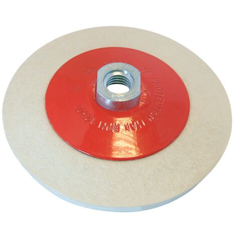 Silverline 105864 Ruota in feltro conica per lucidatura 115 mm