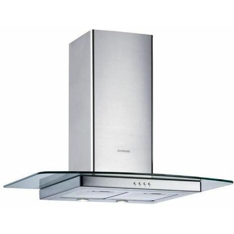 Silverline 3110.6 Cappa a parete Aspirante Classe energetica C 3 velocità Portata 560 mⁿ/h 60cm Acciaio inossidabile e Vetro Temperato