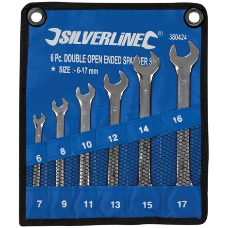 Silverline 380424 - Set chiavi fisse