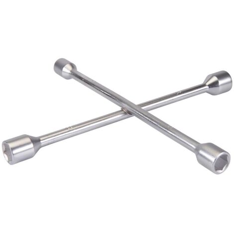 Silverline 380629 - Chiave a croce 17, 19, 21 e 23 mm