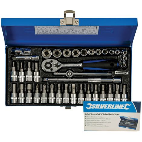 1 4 drive metric hex bit socket set