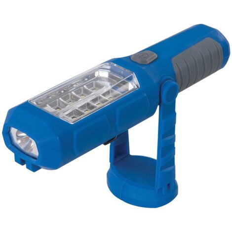 Silverline 392875 Lampe d'inspection/torche LED SMD magnétique, Bleu