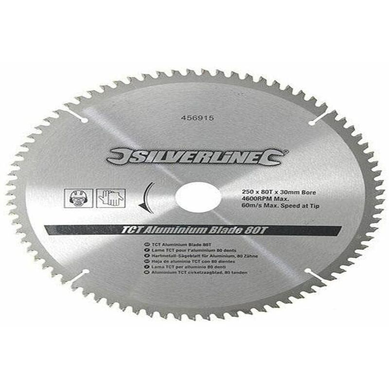 Silverline - TCT Aluminium Blade 80T -