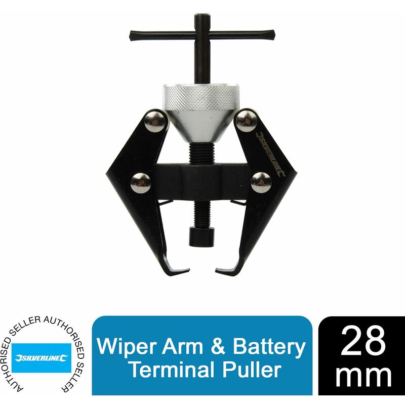 Silverline Wiper Arm & Battery Terminal Puller 28mm Capacity 499236