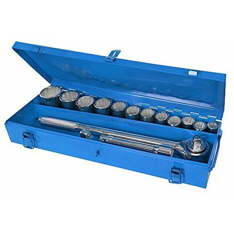 Silverline 652142 Ensemble de douilles, Multicolore, Set de 15 Pièces