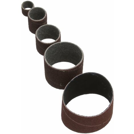 Silverline 675076 Sanding Sleeves 10-Piece 80 Grit