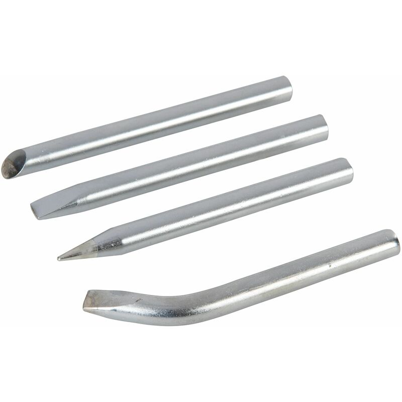 Silverline - Soldering Iron Tips Set 4pce 100W 675250