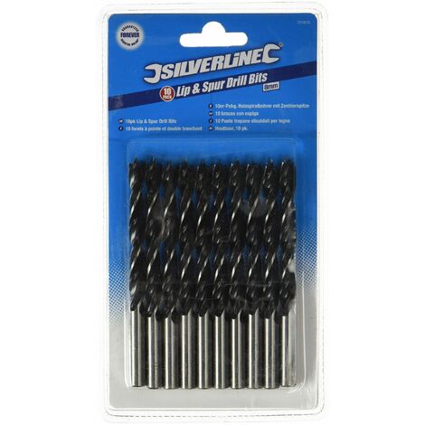 Silverline 721675 Punte trapano elicoidali per legno