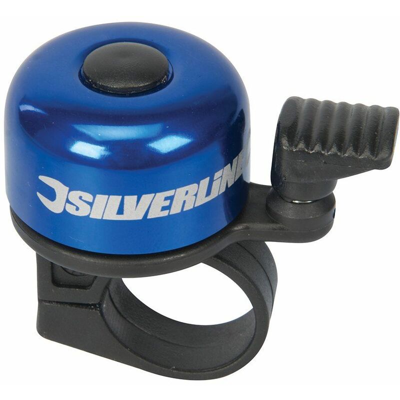 Silverline One-Touch Ping Bicycle Bell 80 x 100mm 858804